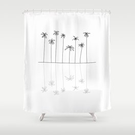 Palm Trees Duschvorhang