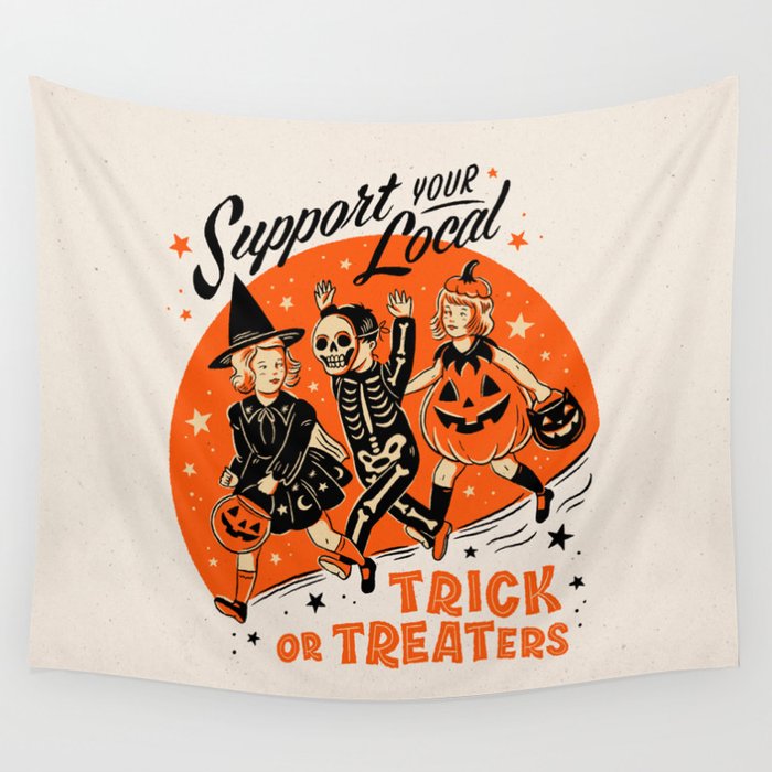 Trick or Treat Wall Tapestry