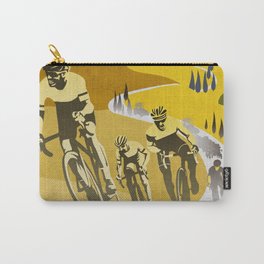Strade Bianche retro cycling classic art Carry-All Pouch