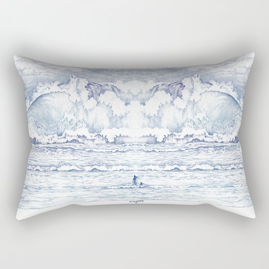 The Wave Rectangular Pillow