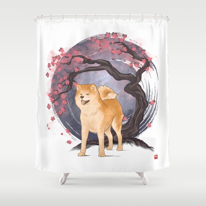 Dog Collection - Japan - Akita Inu (#2) Shower Curtain