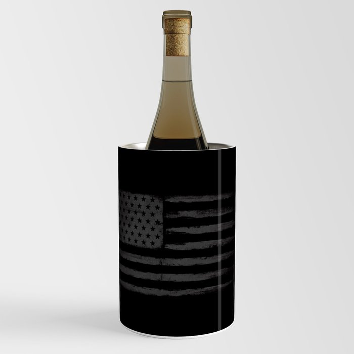 Grey American flag Wine Chiller