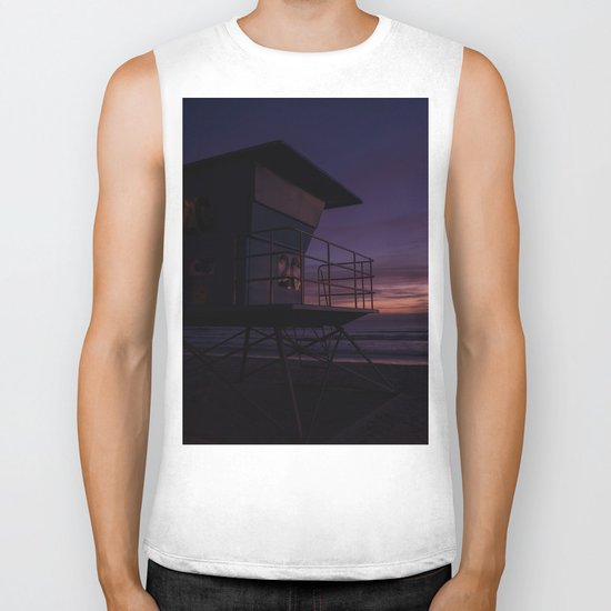 California Sunset Biker Tank
