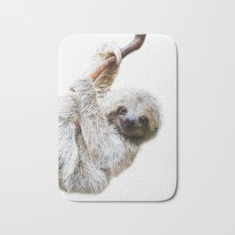 Sloth Bath Mat | Animal, Woodlandanimals, Kidsgift, Sloth, Giftforkids, Zooanimals, Nurseryanimals, Babysloth, Photo, Slothphoto 