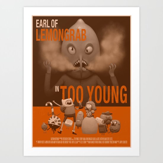Too Young Art Print