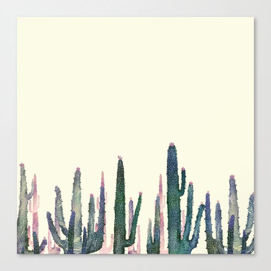 cactus vertical Canvas Print