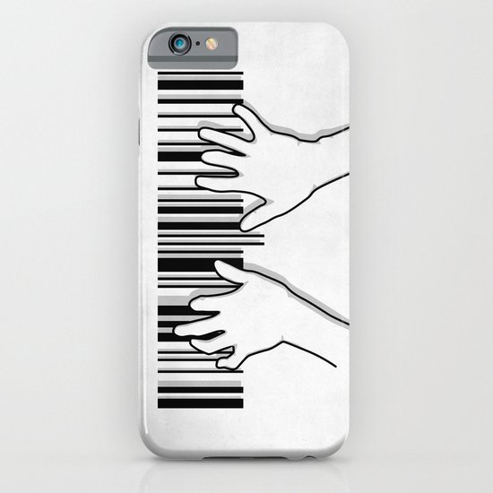 Barcode pianist iPhone & iPod Case