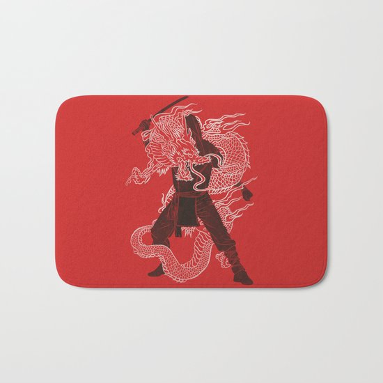Dragon Ninja Bath Mat