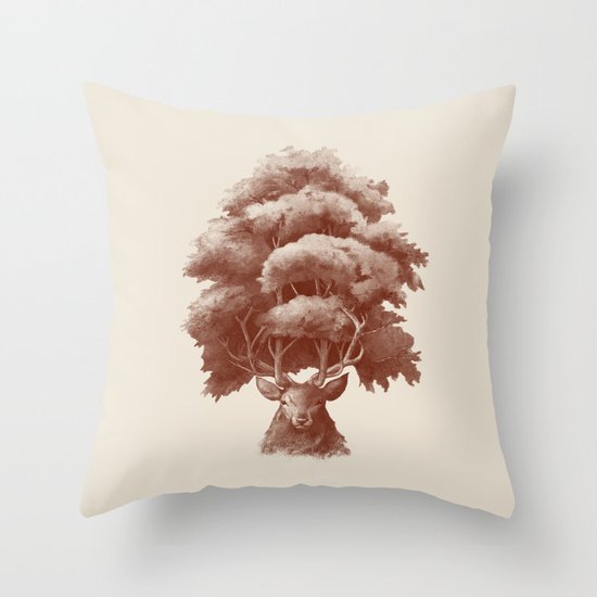 Old Growth Throw Pillow