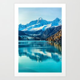 Alaska Glacier bay Art Print