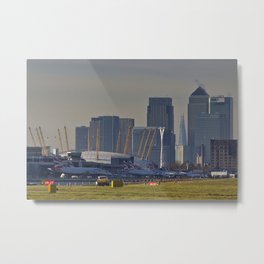 London City Airport Metal Print | Landscape, Architecture, Photo 