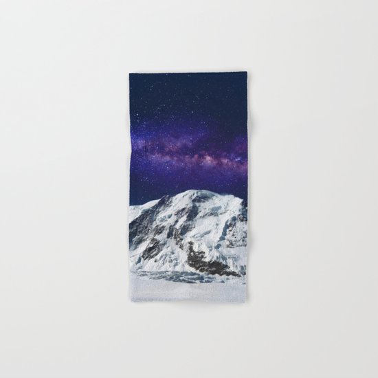 Snow + Galaxy #society6 #decor #buyart Hand & Bath Towel