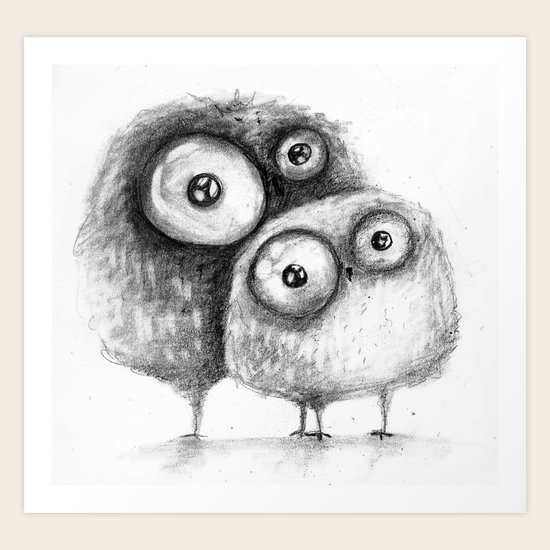owls Art Print