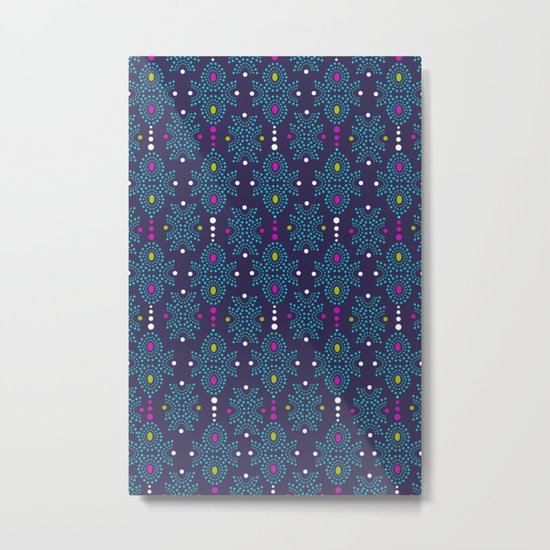 Stella Pattern Metal Print