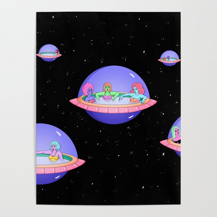 Space Pods Poster