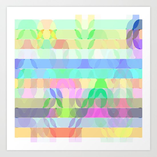 Re-Created Laurels I by Robert S. Lee Art Print