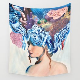 Queen of the sea Wall Tapestry