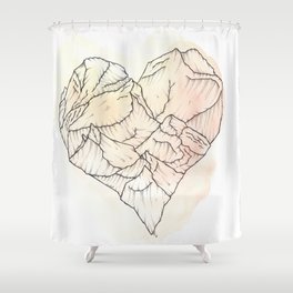 I <3 MTNS Shower Curtain