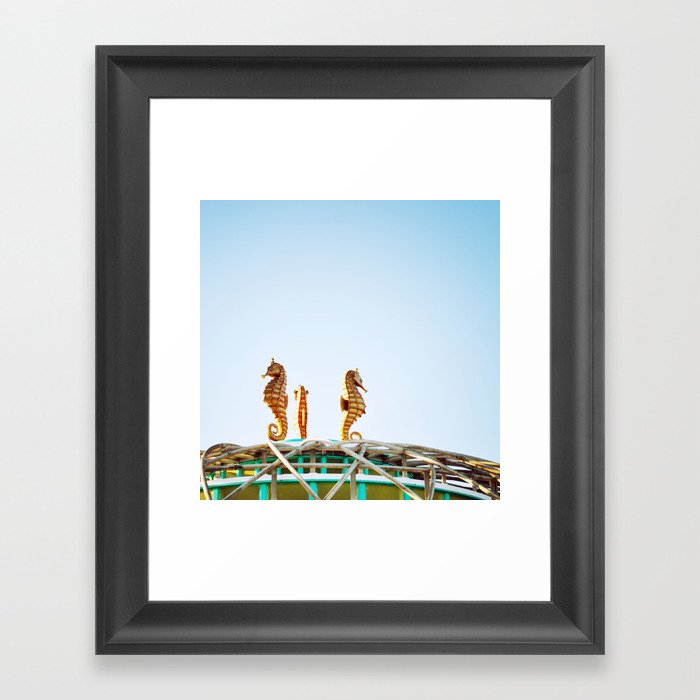 Down by the Sea... Framed Art Print