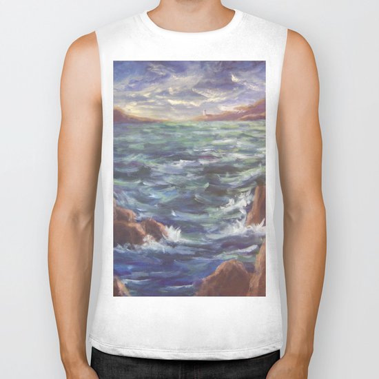 Lighthouse in the Distance AC150426 Biker Tank