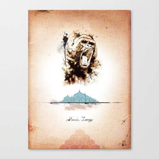 2 of 3 triptych print series Canvas Print