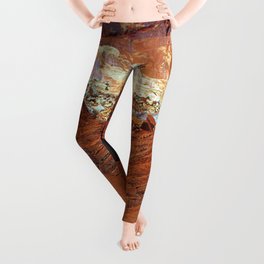 Breathtaking, Spectacular Red Rock Canyons Majestic Scenic Landscape Leggings