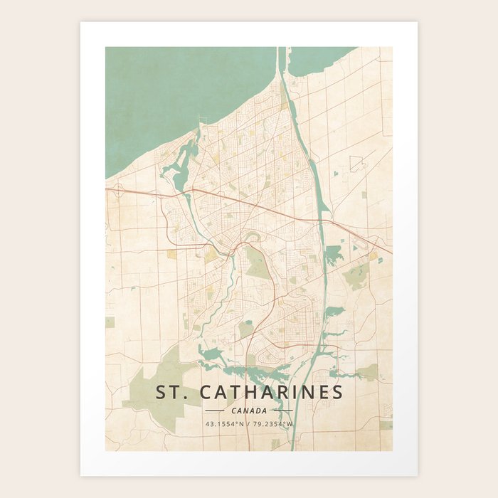 St Catharines Canada Map