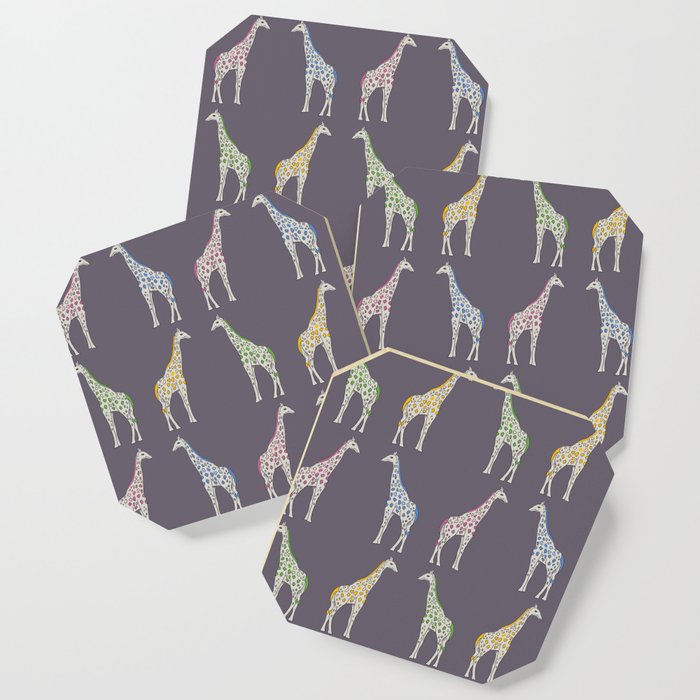 Pastel Giraffes Coaster