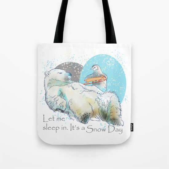 Snow Day Tote Bag