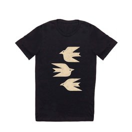 Doves In Flight T Shirt | Pattern, Dove, Digital, Curated, Abstract, Minimal, Modern, Graphic, Illustration, Peace 