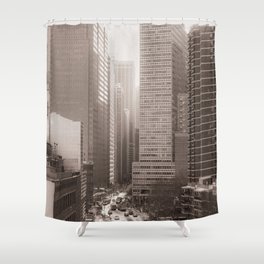 NYC Vintage Style Photography Shower Curtain