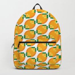 Ovals - Summer Citrus Orange and Green Backpack