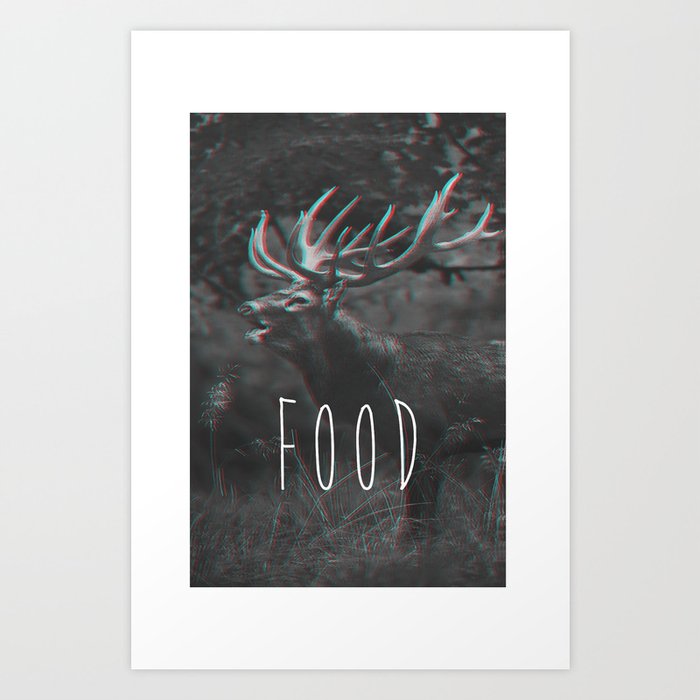 deer food Art Print