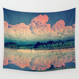 Admiring the Clouds in Kono Wall Tapestry