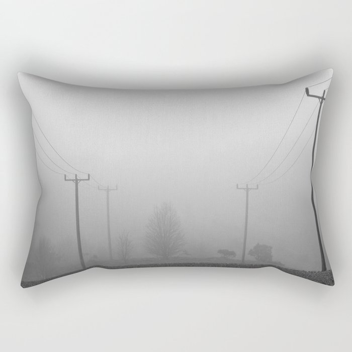 Communication Fog Rectangular Pillow