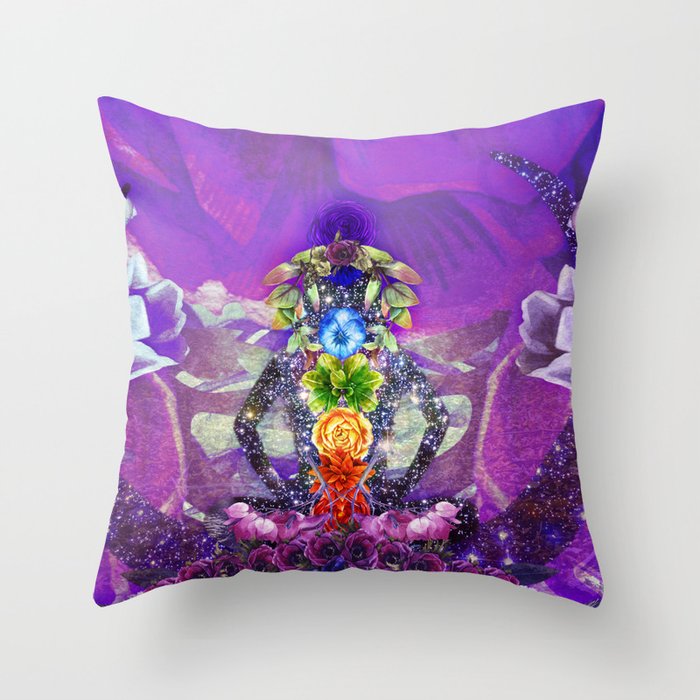 Cosmic Goddess Throw Pillow