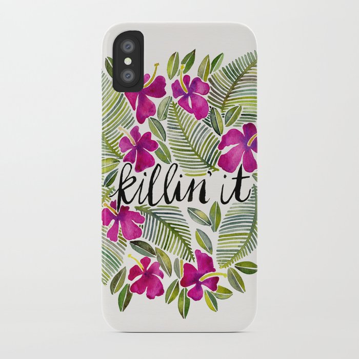 Killin' It – Tropical Pink iPhone Case
