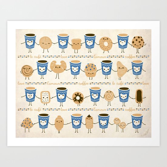 Coffee Lovin' Art Print