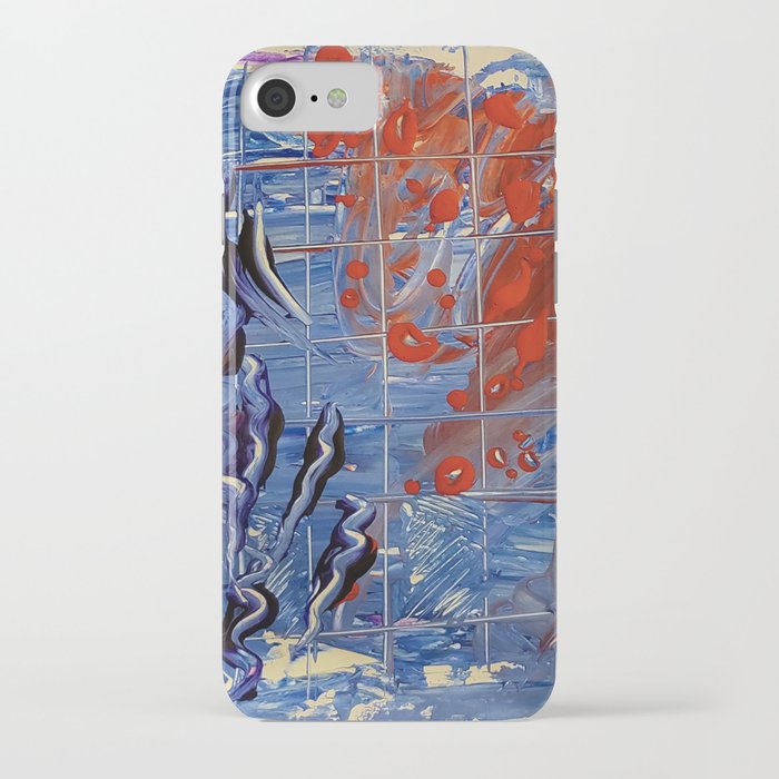 Petals on a waterfall iPhone Case