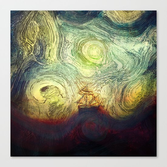 Starry sailing Canvas Print