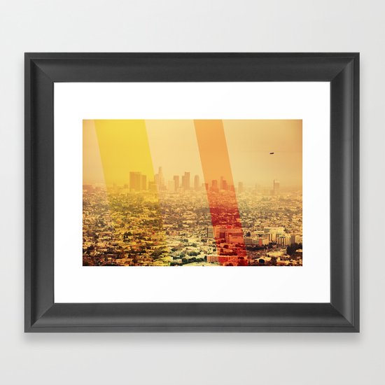 L.A Framed Art Print