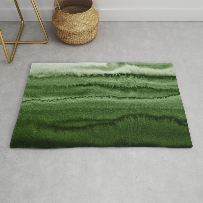 WITHIN THE TIDES FOREST GREEN by Monika Strigel Rug