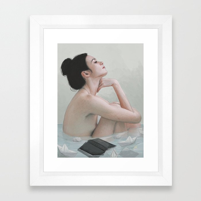 Bath Framed Art Print