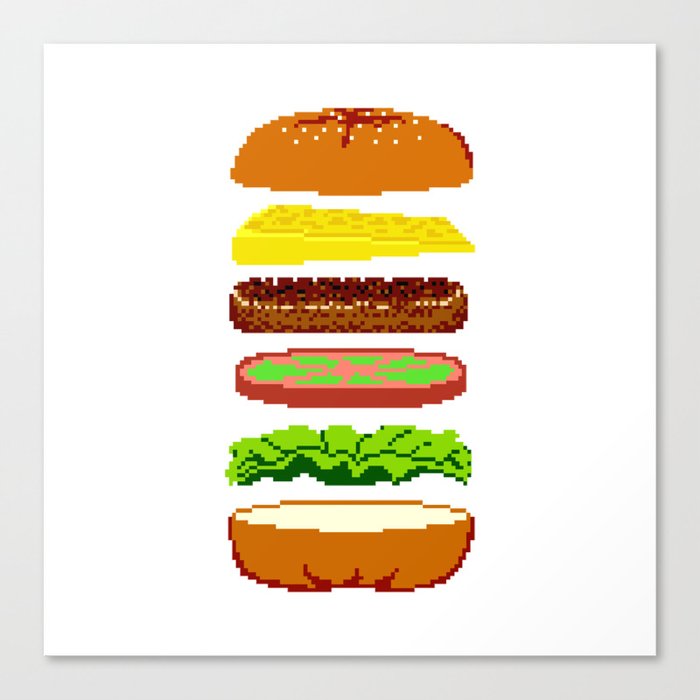 Cheeseburger Canvas Print