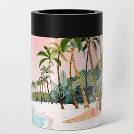 Beach Vibes Can Cooler