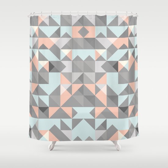 Triangular Pattern Shower Curtain