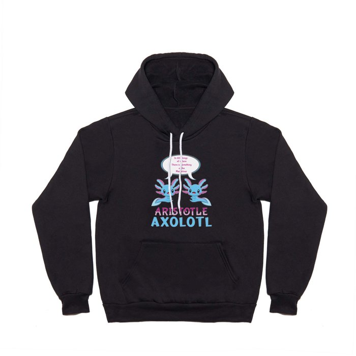 Marvelous Amphibian Cartoon Cute Kawaii Axolotl Hoody