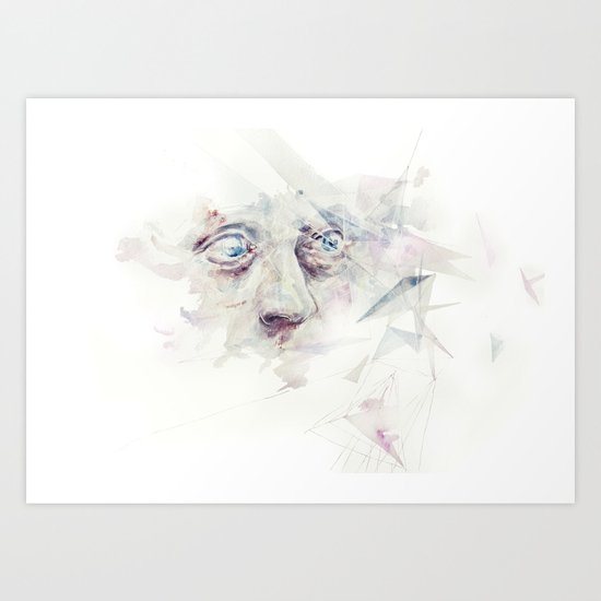 living in delay Art Print