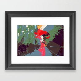 Abstract Lady Framed Art Print