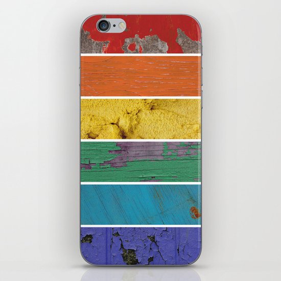 texture rainbow iPhone & iPod Skin